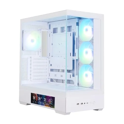 Zalman P40 DS ATX RGB White - vue 2