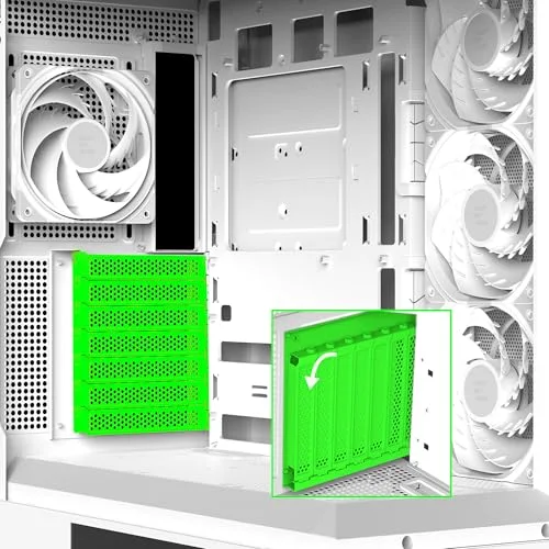 Zalman P40 DS ATX RGB White - vue 6