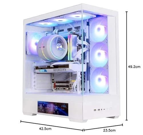 Zalman P40 DS ATX RGB White - vue 8
