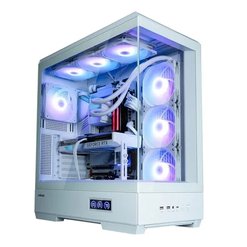 Zalman P50 DS ATX RGB White - vue 3