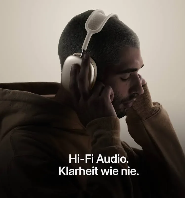 Apple AirPods Max Lumière stellaire Blanc - vue 4