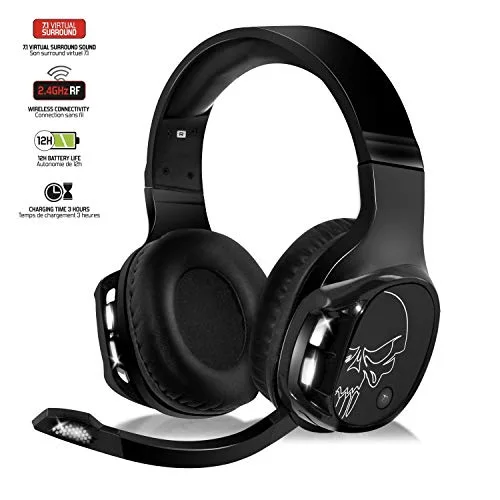 Spirit of Gamer XPERT-H1100 Casque Gaming Sans Fil 7.1 Surround - vue 2