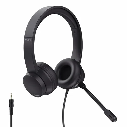 Trust Roha II Casque USB Filaire Micro ENC Antibruit On-Ear