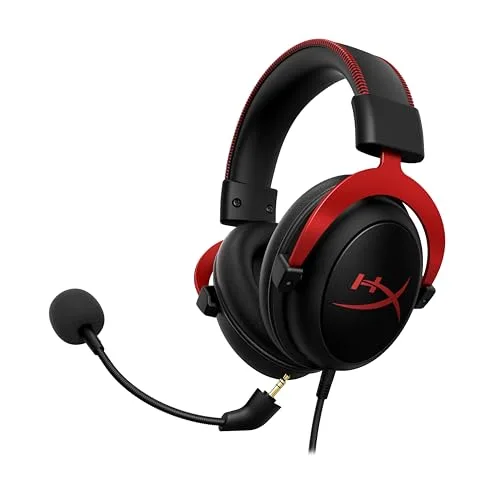 Casque Gamer Filaire - HyperX Cloud II - pour PC & console - Noir/Rouge - vue 9