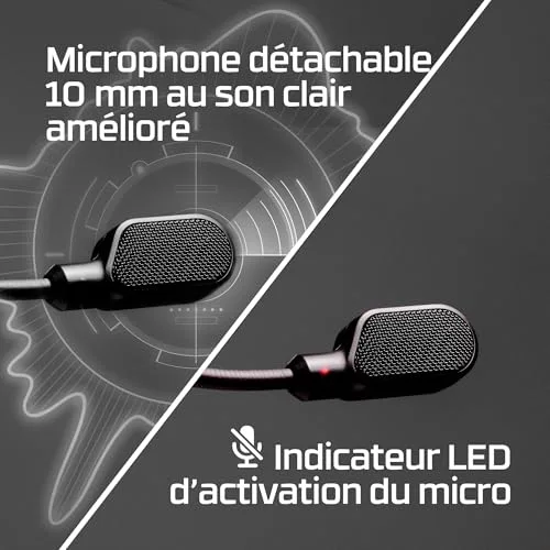 Casque Gamer Sans Fil - HyperX Cloud III - pour PC & console - Noir/Rouge - vue 7