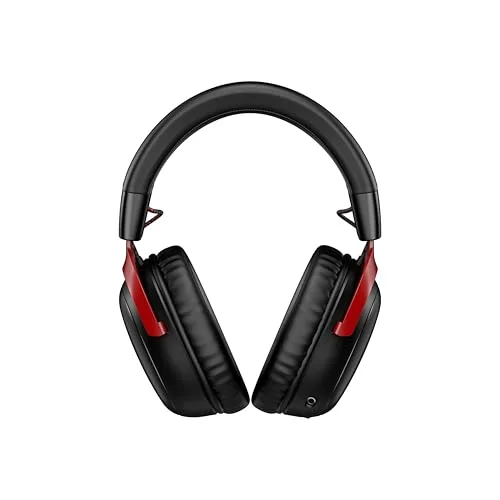 Casque Gamer Sans Fil - HyperX Cloud III - pour PC & console - Noir/Rouge - vue 9