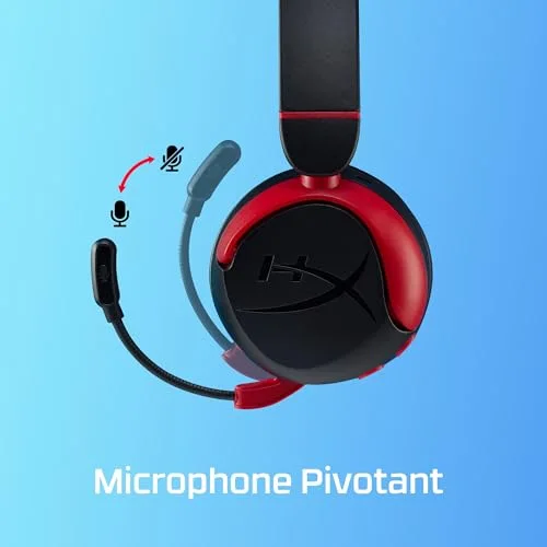 Casque Gamer Sans Fil - HyperX Cloud Mini - pour PC & console - Blanc - vue 9