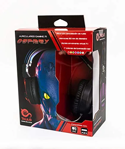 TALIUS Osprey Casque Gaming 7.1 RGB Filaire - vue 5