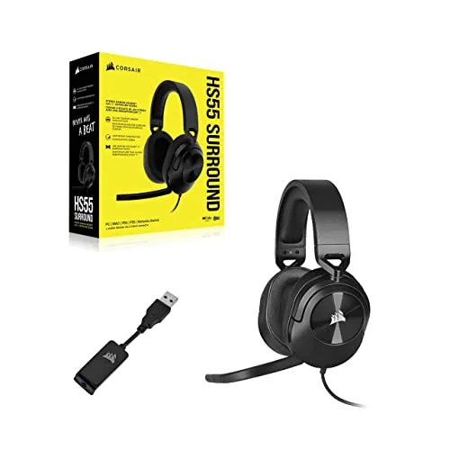 Corsair HS55 Surround Carbone Filaire Dolby Audio 7.1 - vue 8