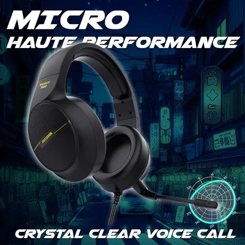 AKUMA SEINEN H02 Casque Gaming Filaire Stéréo 40mm - vue 3