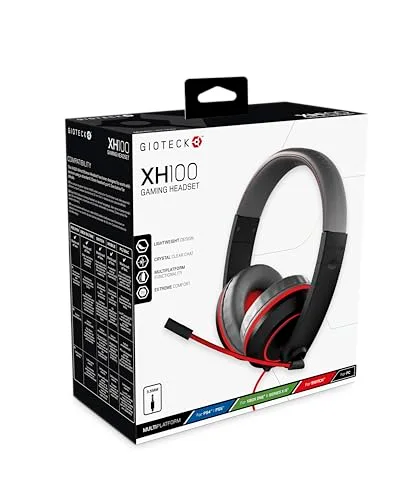 Gioteck XH100S Casque Gaming Filaire 40 mm Micro Flexible