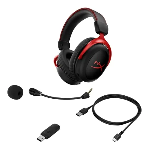 HyperX Cloud II Wireless Noir et Rouge 30h 53mm - vue 5