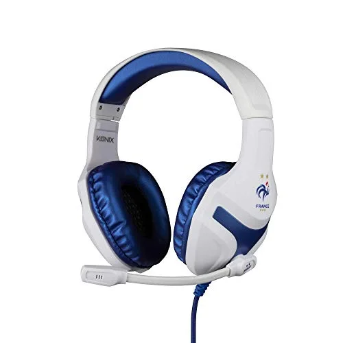Konix PS400 FFF Blanc Casque Gaming Néodyme 40 mm