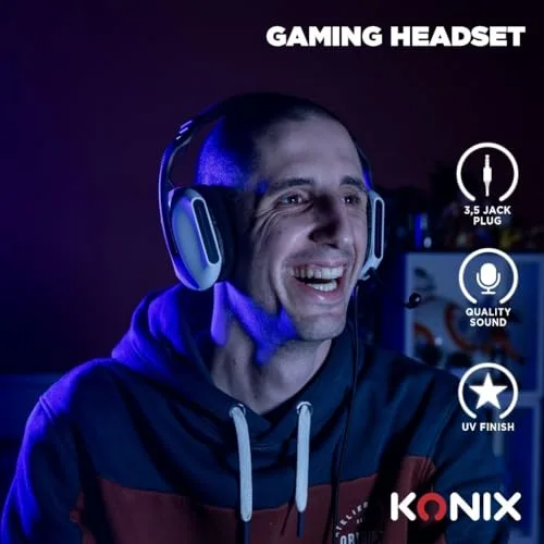 KONIX Skylite Casque Gaming Ultra-léger 218g Hi-Fi - vue 2