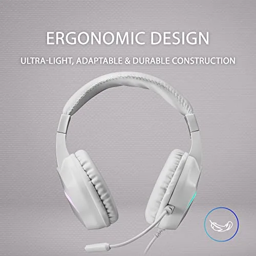 Mars Gaming MH122 Blanc Circum-aural FRGB 50 mm - vue 3