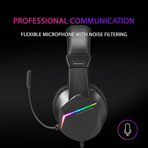Mars Gaming MH122 Casque Gaming Filaire RGB - vue 6