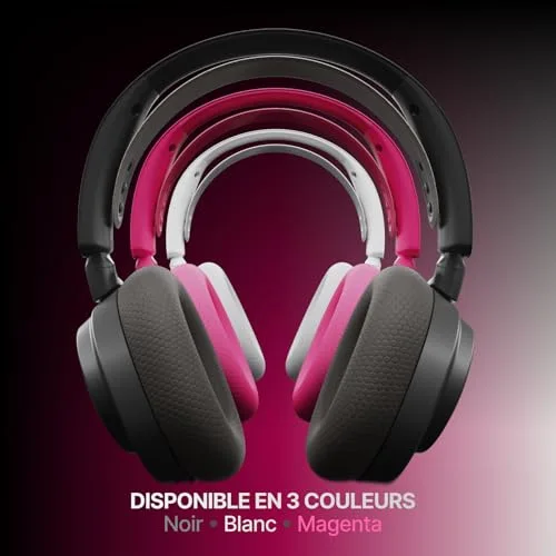 SteelSeries Arctis Nova 7X Gen 2 Magenta 50h Bluetooth USB-C - vue 9