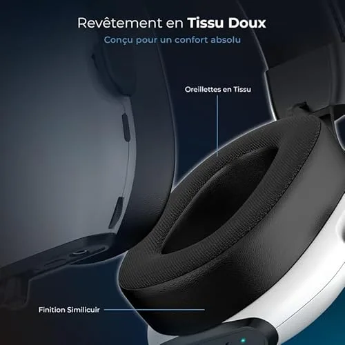 Spirit Of Gamer Xpert H1400 Artic 40h Autonomie Sans-fil 7.1 - vue 7