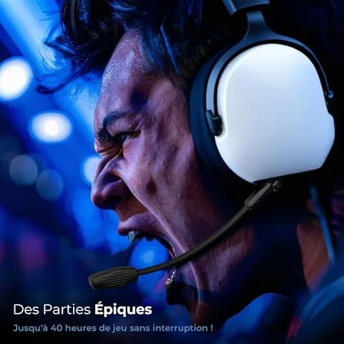 Spirit Of Gamer Xpert H1400 Artic 40h Autonomie Sans-fil 7.1 - vue 8