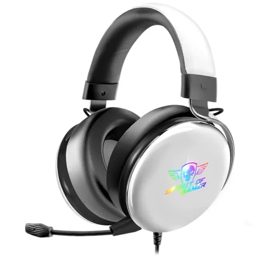 Spirit of Gamer XPERT H700 Blanc Son 7.1 RGB Filaire USB