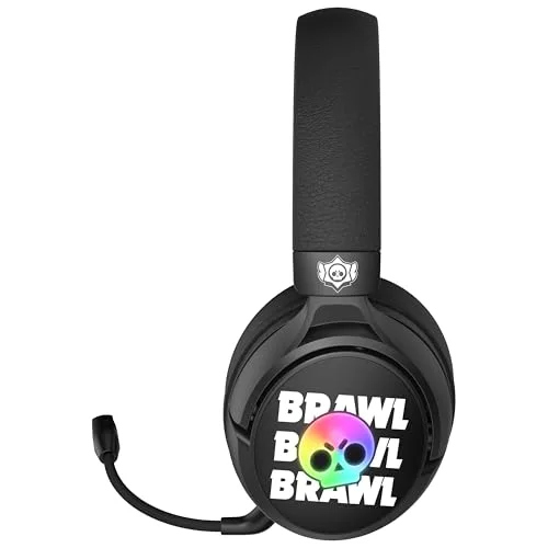 Subsonic Brawl Stars Brawl Casque Gaming Sans-fil LED RGB - vue 3