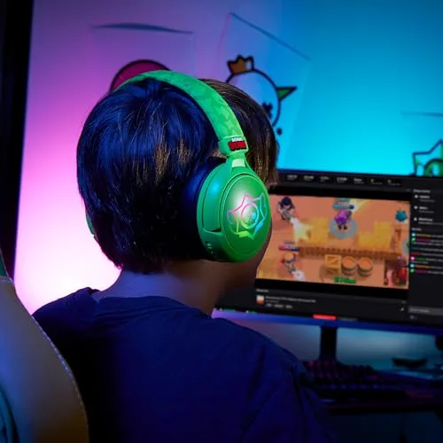 Subsonic Brawl Stars Brawl Casque Gaming Sans-fil LED - vue 6