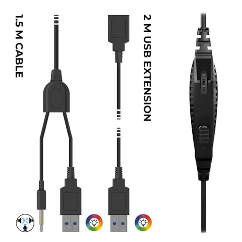 Subsonic Spectra LED RGB 50 mm Filaire - vue 4