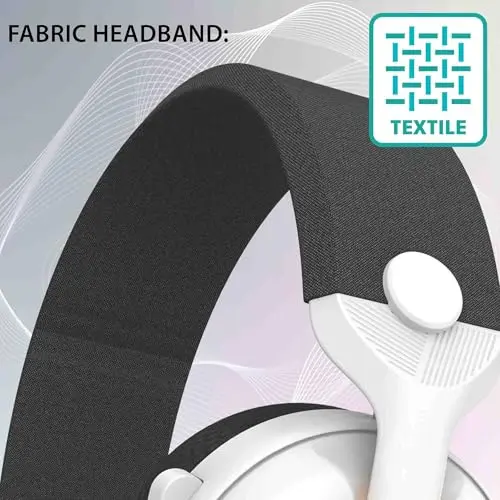 Subsonic Vektra LED Gaming Headset Blanc Sans-fil - vue 6