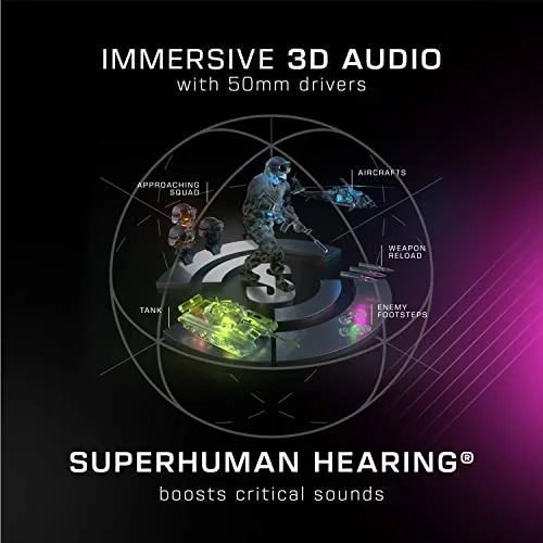 ROCCAT Syn Max Air Casque Gaming Sans Fil 3D Noir - vue 4