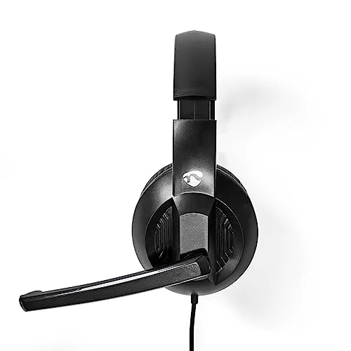Nedis CHSTU210BK Casque PC Circum-aural USB-C avec Micro Rabattable - vue 4
