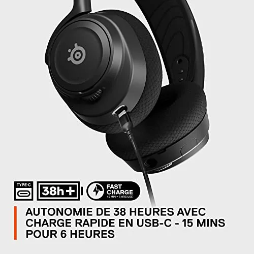 SteelSeries Arctis Nova 7 Gen 2 Sans-fil 40 mm Noir - vue 7