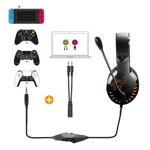 Spirit of Gamer Pro H3 Xbox Edition Noir/Vert Filaire 50mm - vue 6