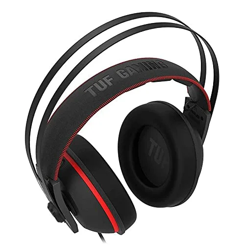 Casque TUF H7 rouge - ASUS - Micro-casque - Filaire - Circum-aural - vue 4