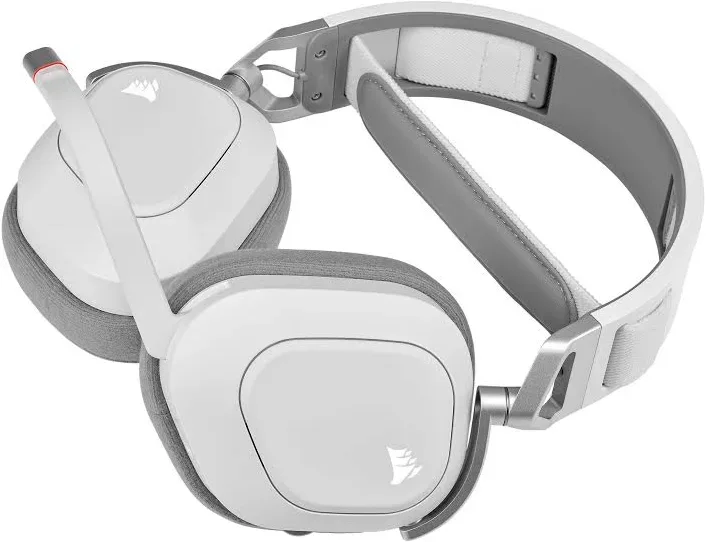 Corsair HS80 RGB Wireless Blanc - vue 2