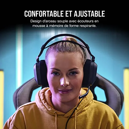 Corsair HS80 RGB Wireless - vue 4