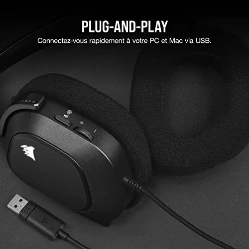 Corsair HS80 RGB Wireless - vue 5