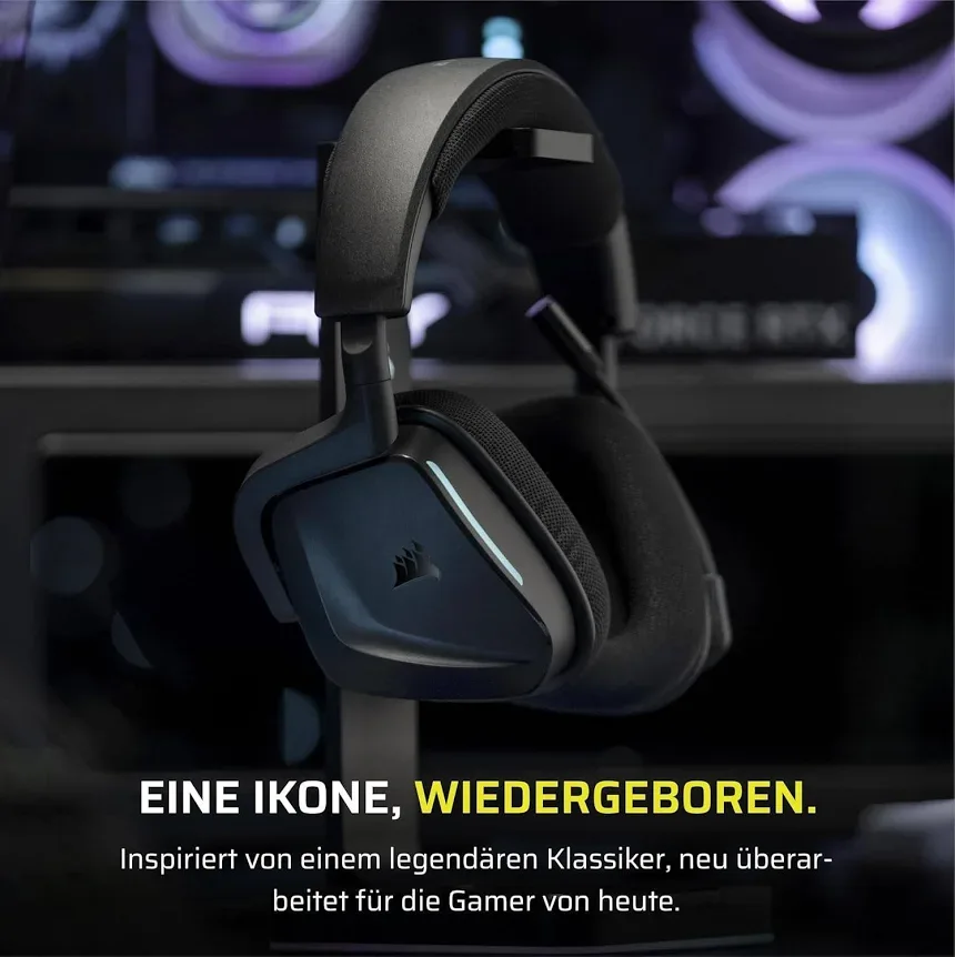 Corsair Void v2 Bluetooth Carbon Noir - vue 2