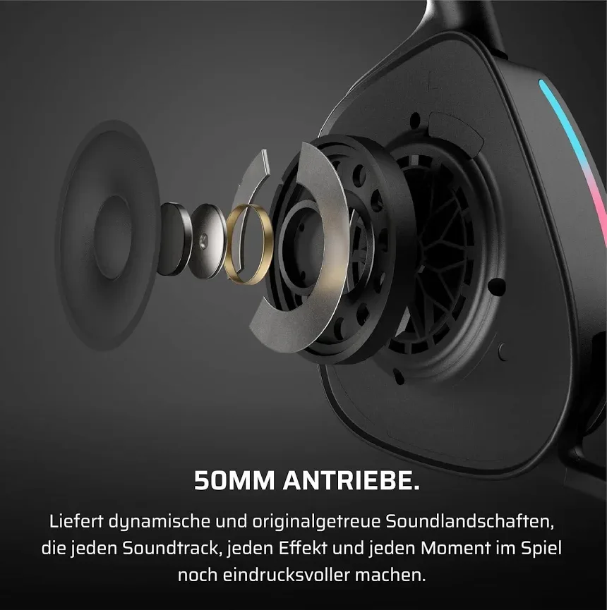 Corsair Void v2 Bluetooth Carbon Noir - vue 5
