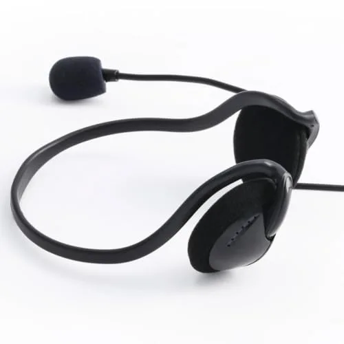 Hama NHS-P100 V2 Micro-casque supra-auriculaire filaire noir - vue 2