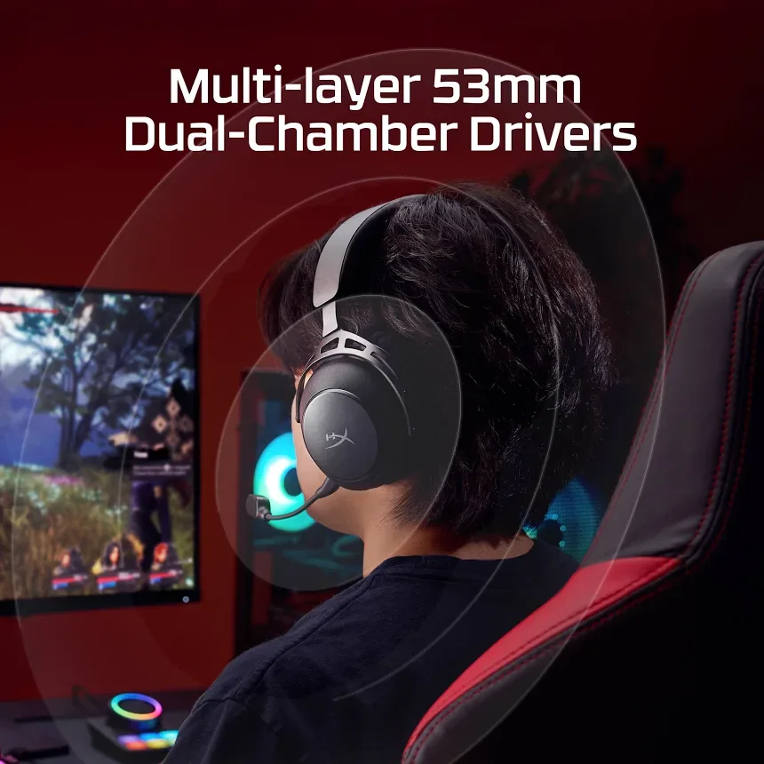 HyperX Cloud Alpha 2 Noir - vue 5