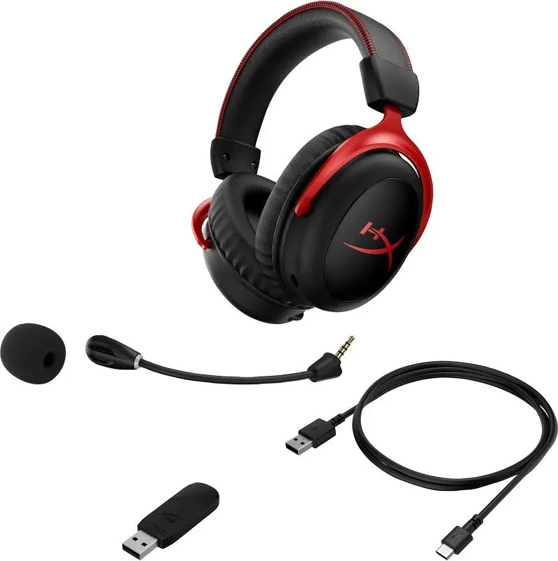 HyperX Cloud II Wireless Noir - vue 3