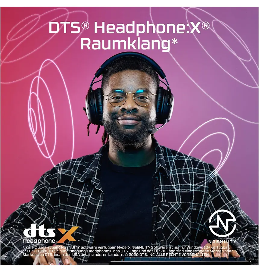 HyperX Cloud III S Wireless Rouge - vue 4