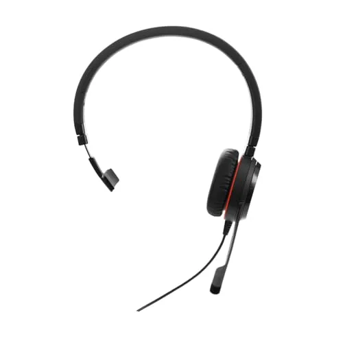 Jabra Evolve 30 II Mono Filaire UC avec Réduction de Bruit Micro