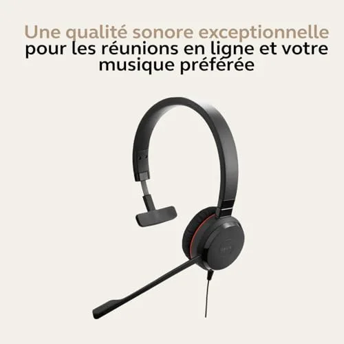Jabra Evolve 30 II Mono Filaire UC avec Réduction de Bruit Micro - vue 3