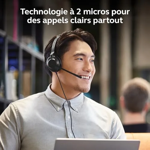 Jabra Evolve2 30 SE Micro-casque supra-auriculaire filaire USB-A/C stéréo noir - vue 4