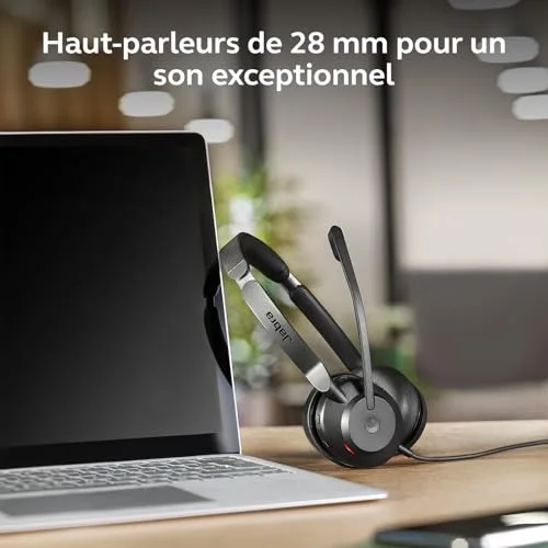 Jabra Evolve2 30 SE Micro-casque supra-auriculaire filaire USB-A/C stéréo noir - vue 6