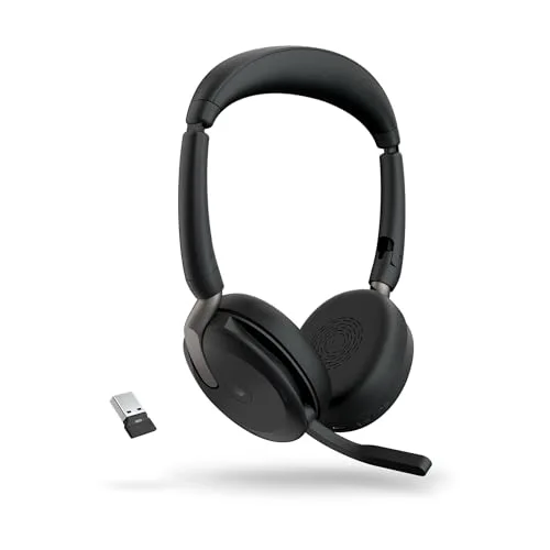 Jabra Evolve2 65 Flex MS Stereo ANC Hybride Bluetooth 5.2 - vue 4