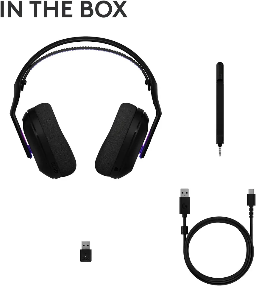 Logitech G G522 LIGHTSPEED Noir - vue 5