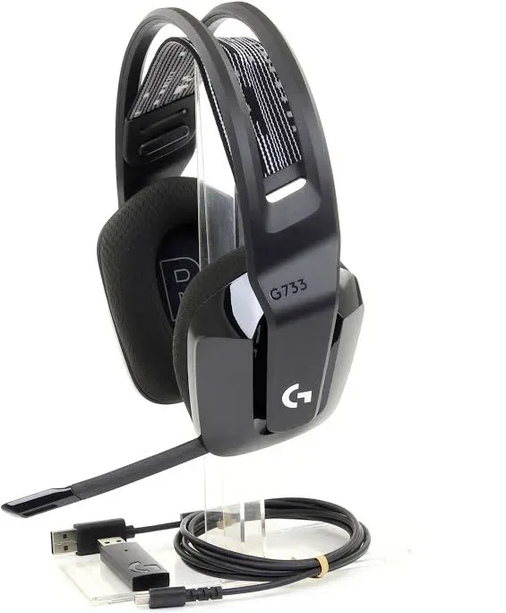Logitech G G733 Lightspeed RGB Noir - vue 3