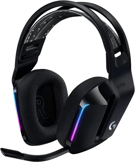 Logitech G G733 Lightspeed RGB Noir - vue 1